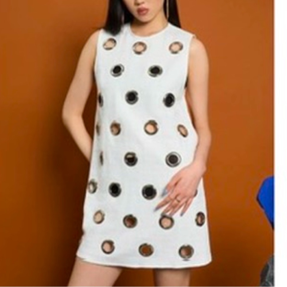 Sister Jane Ghospell Moira Eyelet Mini Dress